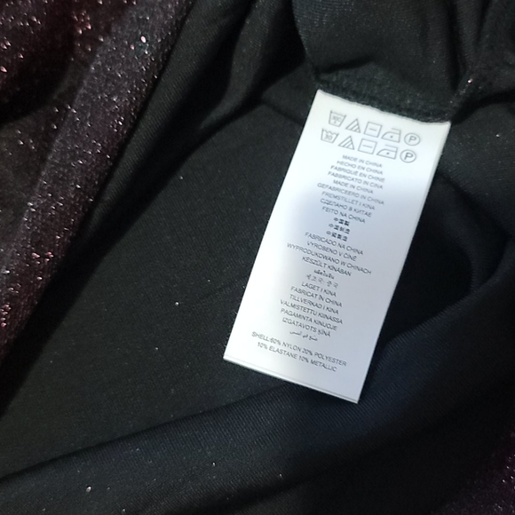 MICHAEL Michael Kors Black Glitter Top - Picture 6 of 6